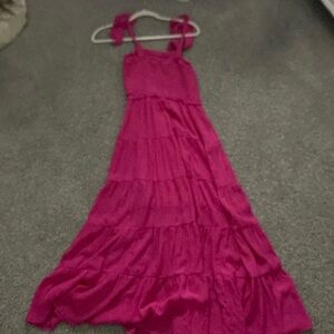 Pink Free People Maxi Dress